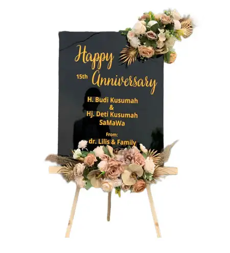 Papan Bunga Akrilik Kempo